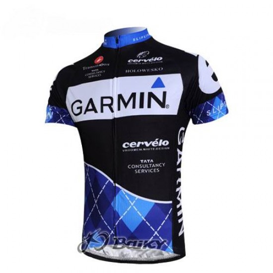 Garmin Cervelo Pro Team Fietsshirt Korte mouw zwart 3898